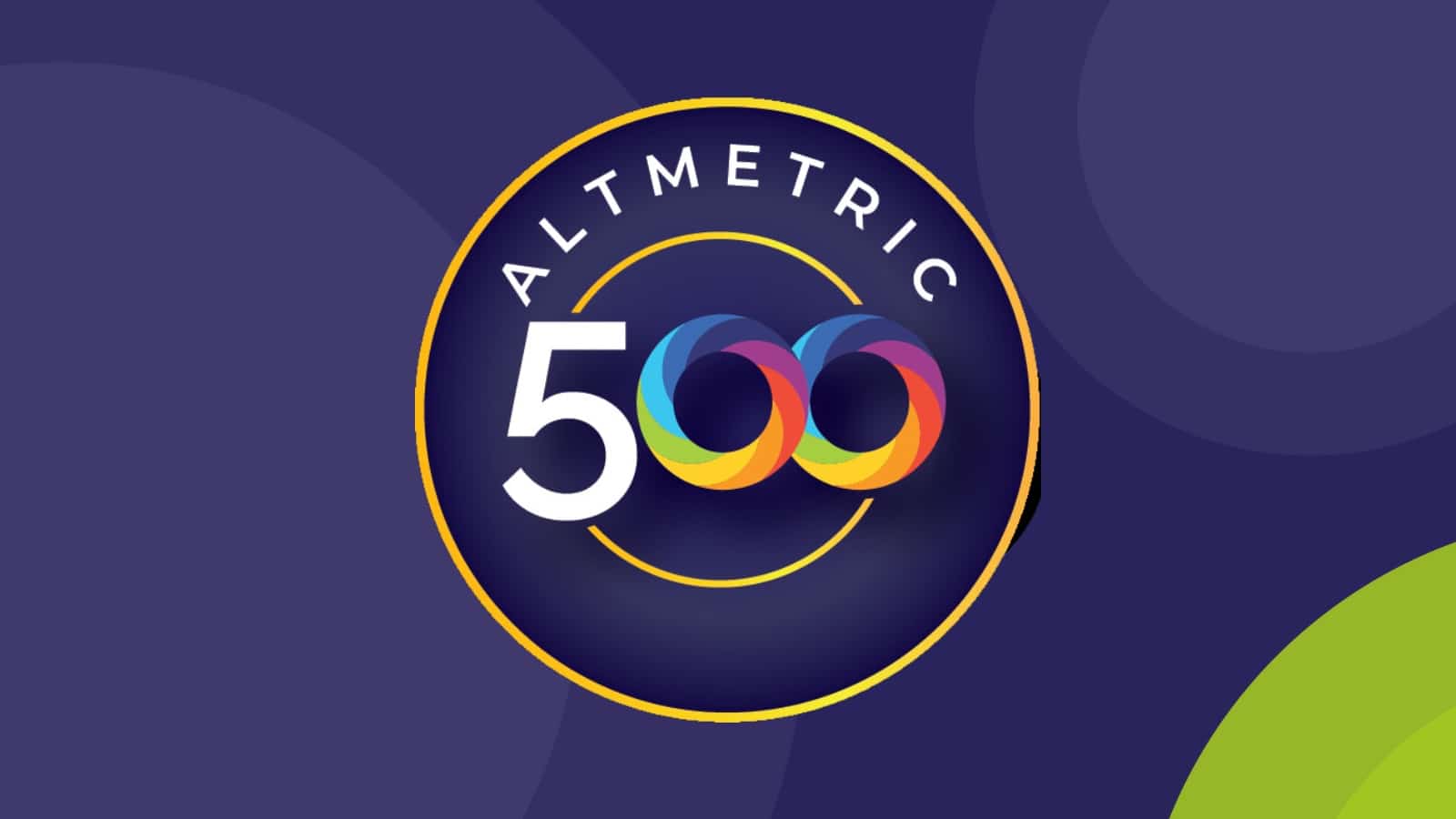 banner text - Altimetric 500 - Announcing the Altmetric 500 Offering wider insights into the most influential articles in research
