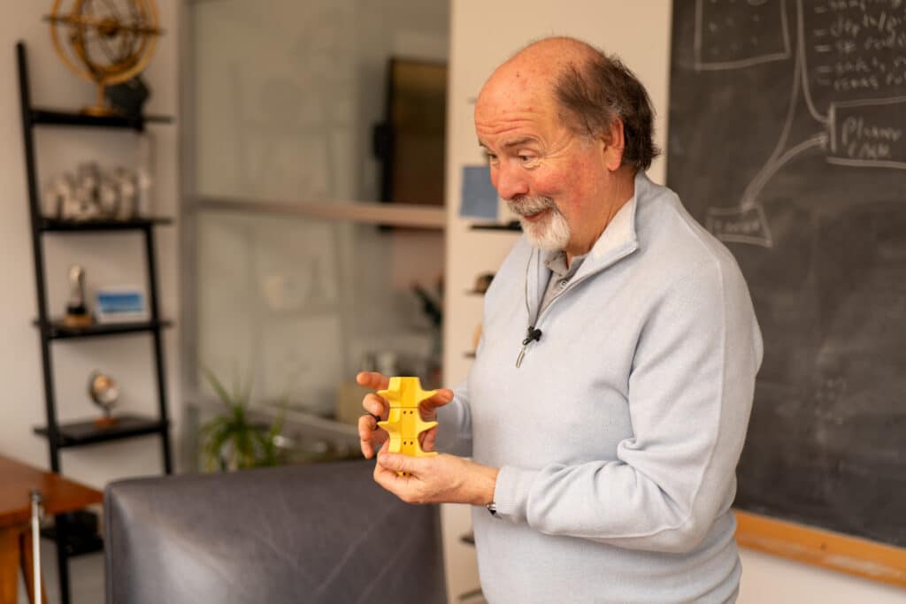 Danny standing and talking