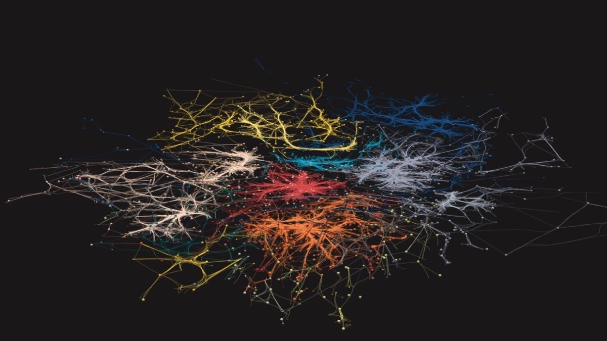 Graphic representation of university research