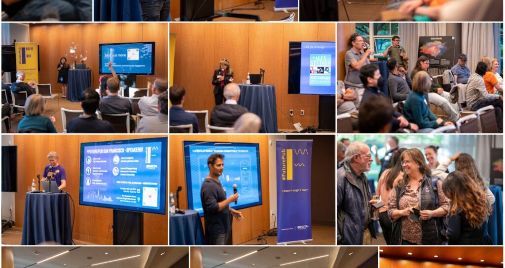 photo collage of more scenes from the event