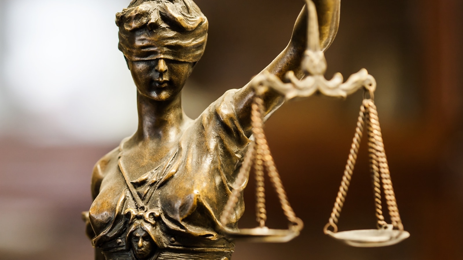 photo of Lady Justice statue