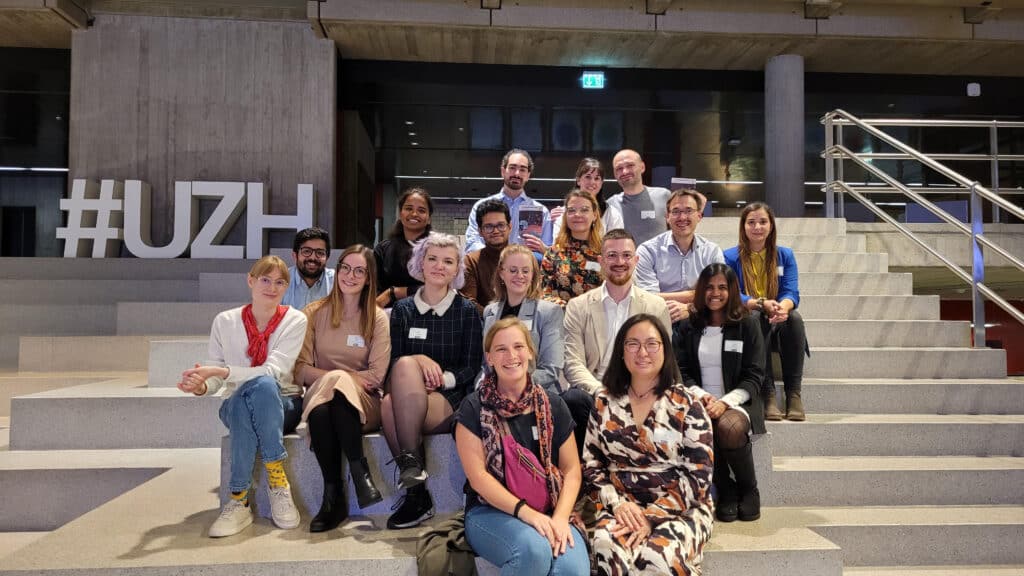 Co-founders of Digital Research Academy with the OILS Association and friends at the OILS 2023 conference