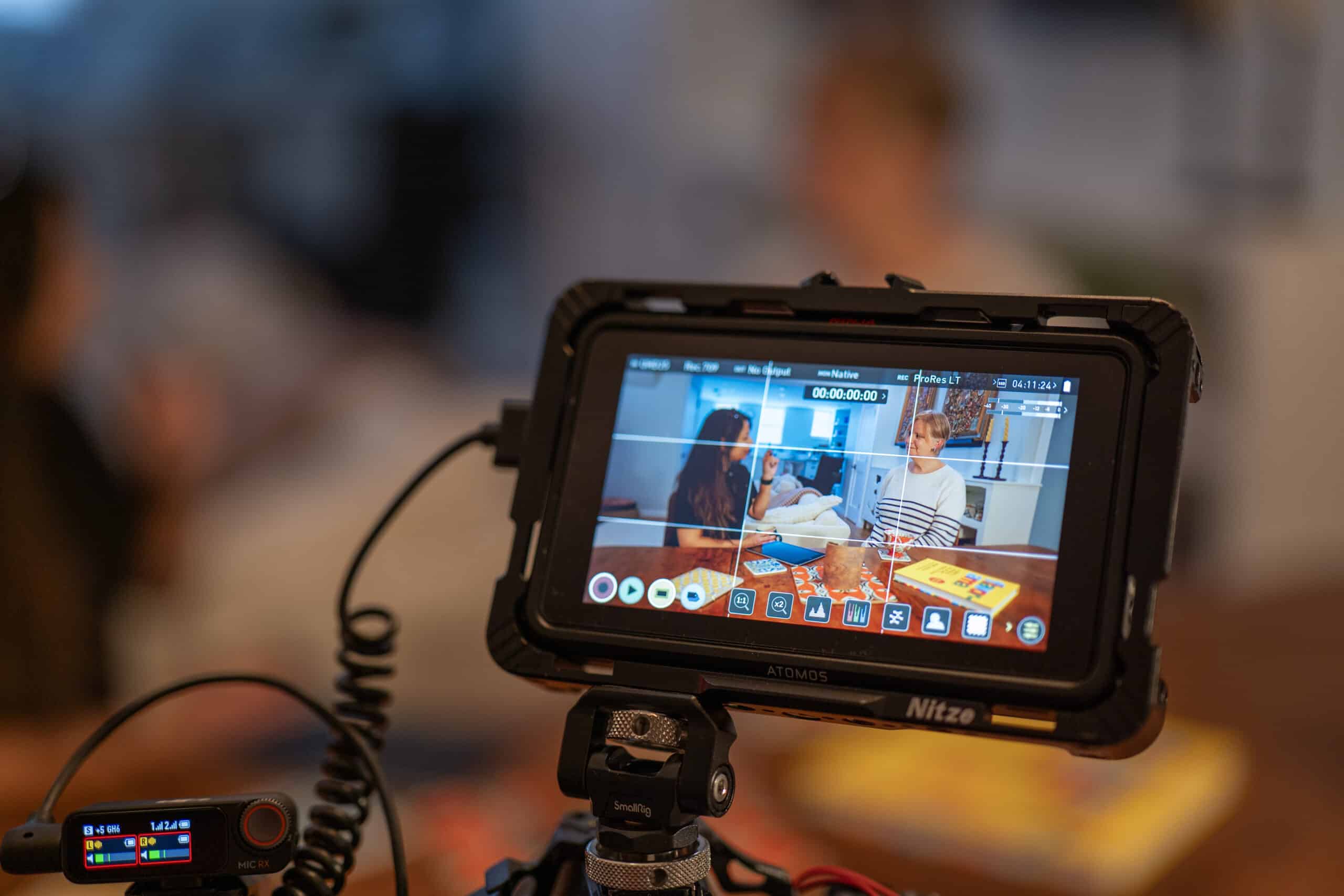 Alice Meadows being interviewed