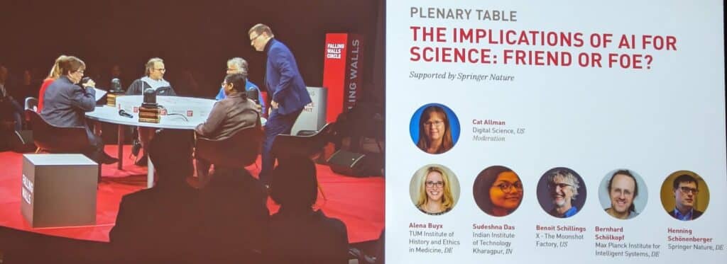 Photo of panel session at Falling Walls