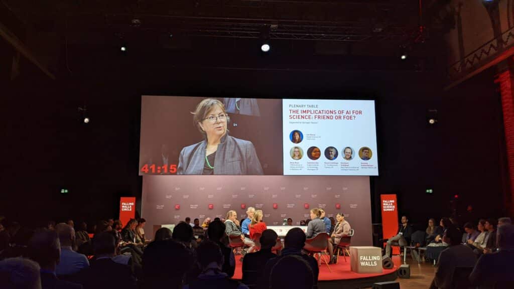 Photo of panel session at Falling Walls
