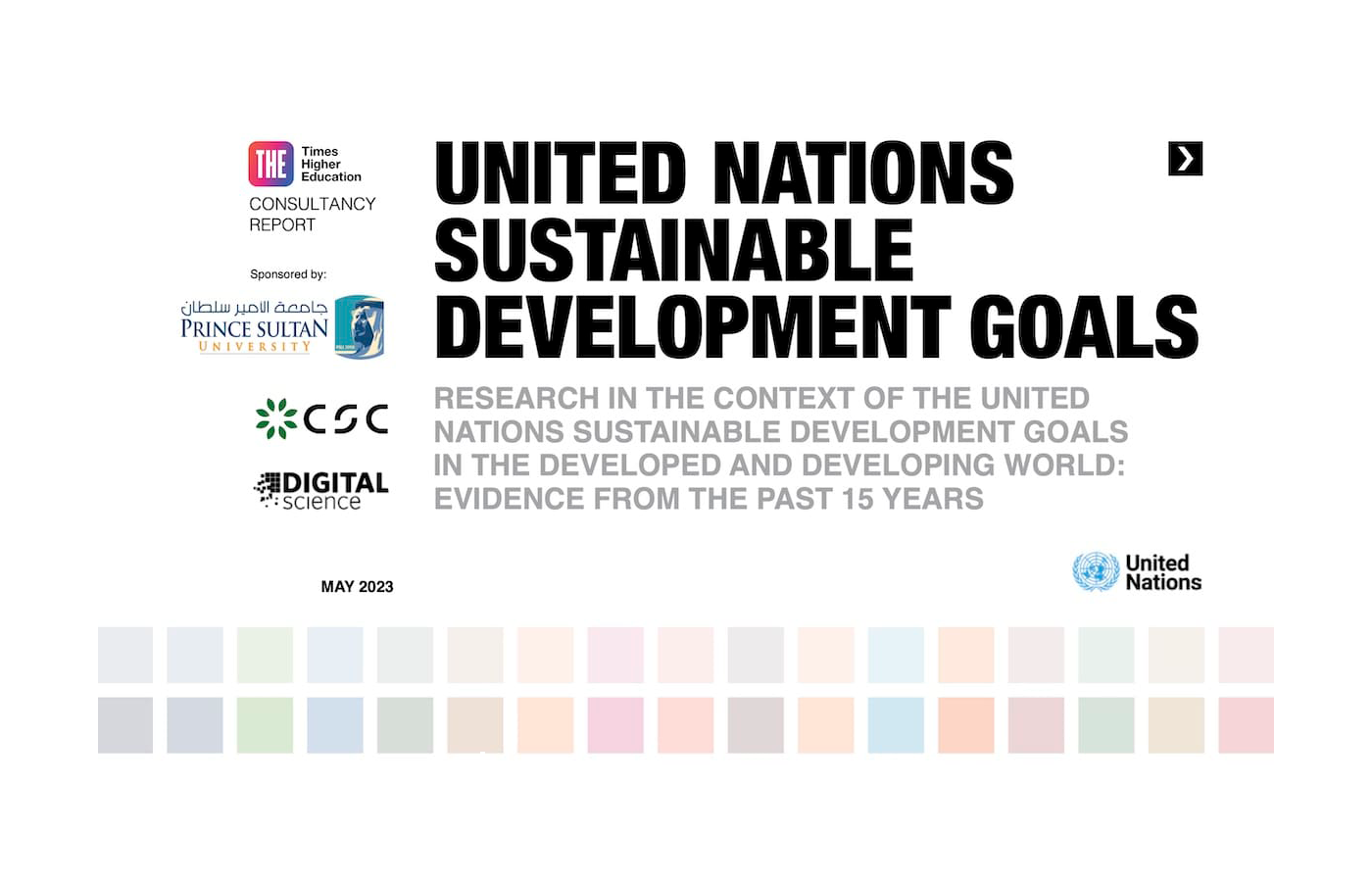 Banner with title and logos