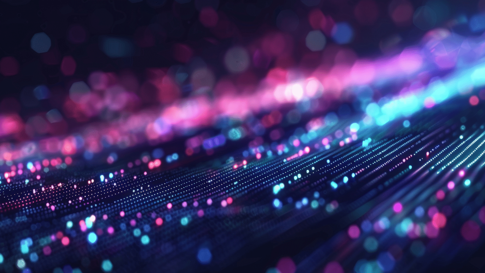 sparking lights against dark background